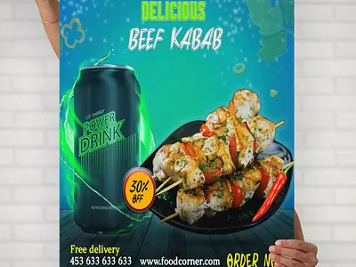 FOOD POSTER DESIGN flyer food flyer food poster graphic design poster socail media post design socail media poster