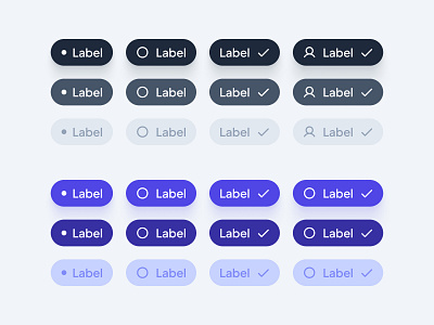 slothUI - World's Laziest Design System - Badge/Tag Variant UIUX badge ui button component clean component ui design system figma component figma design system figma ui kit figma variant label ui minimal minimal ui modern ui pill ui purple slothui soft ui tag ui ui kit variant ui