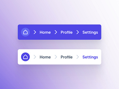 slothUI - World's Laziest Design System - Breadcrumb Component breadcrumb breadcrumb interface breadcrumb ui button ui clean ui design system figma design system figma ui kit gradient ui interface design link ui minimal minimal ui profile ui purple settings ui slothui ui ui design ui kit
