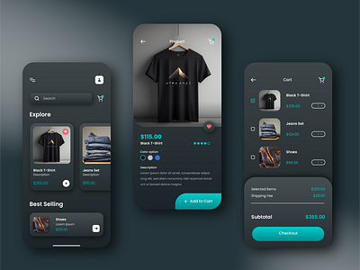 E-Commerce App adobe xd app design branding e commerce e commerce app figma graphic design illustration mobile app shopping app ui ui design
