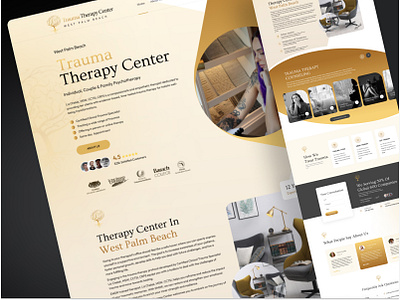 Therapy Landing Page creative design designui hospital therapyweb ui ux web website webui