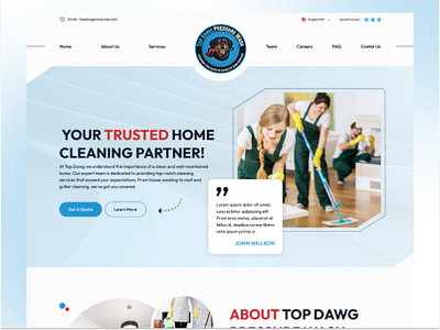 Cleaning Website cleaningwebsite creative design ui ux web