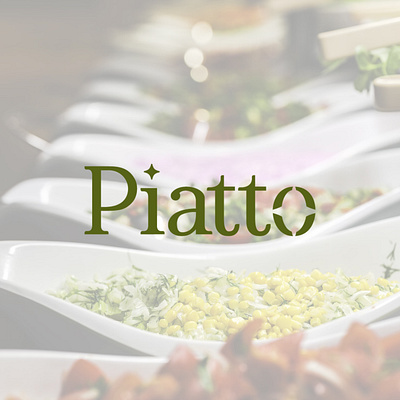 Piatto branding graphic design logo