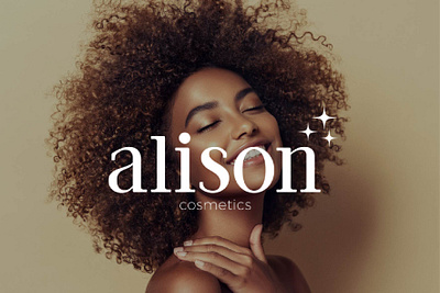 Alison Cosmetics adobe black designer brand design branding cosmetic graphic design illustator logo nyc vector visual design