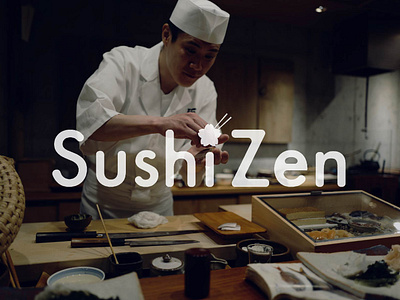 Sushi Zen art brand design branding food graphic design identity packaging design restaurant
