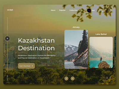 Kazakhstan Web Design 3d animation app appdesign branding design graphic design illustration logo motion graphics ui uidesign ux uxdesign