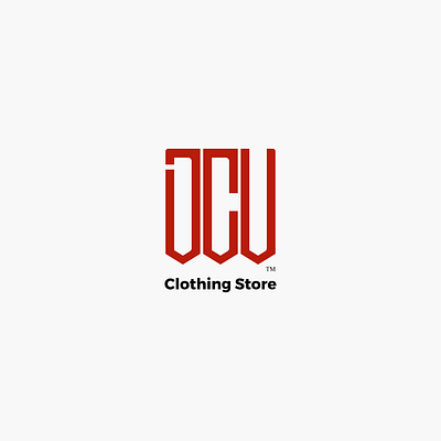 DCV Clothing Store Logo Monogram apparel branding clothing design graphic design logo logotype monogram typography vector