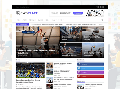 Newsplace framer sites templates