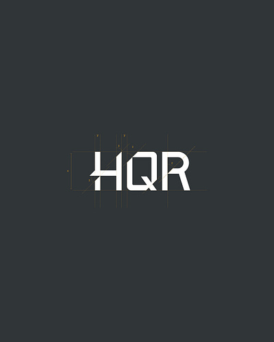 HQR - Logo branding design graphic design letras lettering logo