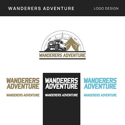 Wanderers Adventure Logo Design brand branding design graphic graphic design icon identity illustration logo