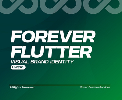 Forever Flutter branding graphic design logo