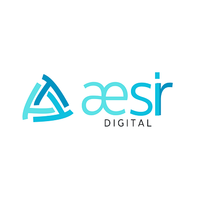 Aesir Digital branding graphic design logo