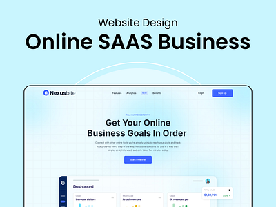 Online SAAS business website design creativity design saas design saas website ui ui design ux web design website design