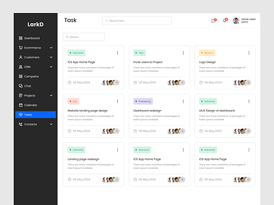 Dashboard admin branding dashboard dashboardui design ecommercedashboard homepage landing page logo ui ui of website ux