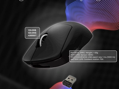 Logitech Socieal Net Post graphic design