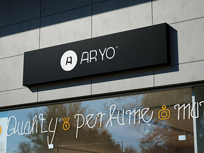 ARYO Perfume / Logo & Visual Identity brand design branding graphic design identity logo logo design mockup perfume store visual visual identity