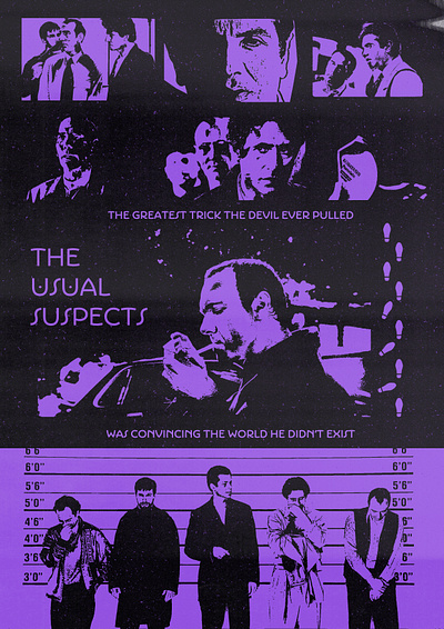 Usual Suspects Graphic Poster