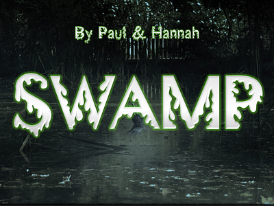 SWAMP font cartoon cute demon font font design fonts graphic design halloween handwriting handwritten lettering modern motion graphics script swamp water