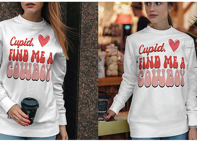 Cupid, Find Me A Cowboy Svg branding clipart eps graphic design logo pdf png shirt svg trending valentine svg vector