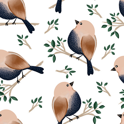 cute bird pattern bird cute pattern
