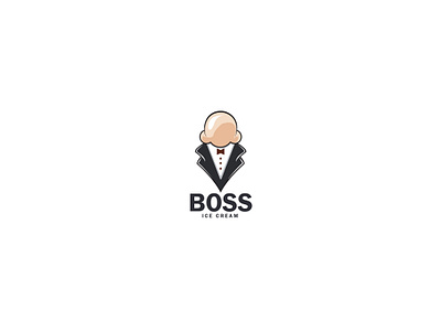 Boss Ice Cream - Logo & Brand design 3d animation branding graphic design logo motion graphics ui