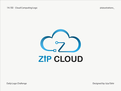 Zip Cloud logo dailylogochallenge graphic design logo logodesign