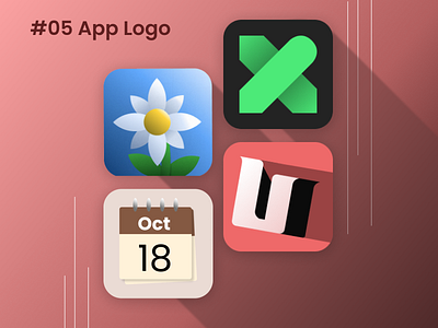 Daily UI Day#05- App Logo app app logo apple design branding communication design daily ui design graphic design illustration ios design logo product design ui ux visual design