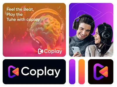 Logo, Logo Design app icon app logo brand identity branding c play logo creative logo mark futuristic logo logo design logo designer logo idea logo inspirations logo maker modern logo music play logo play media logo saas streaming tech technology logo