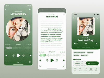 Audio book App redesign app audio book ios player redesign