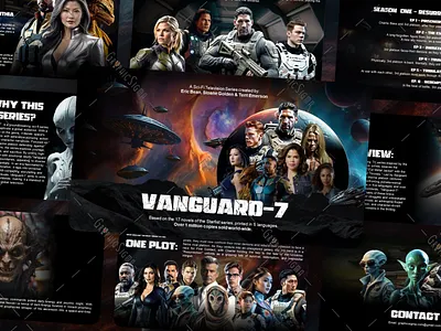 Vanguard - TV series Pitch Deck branding business presentation cinema deck design film film pitch deck google slides graphic design keynote movie pitch pitch deck powerpoint powerpoint presentation powerpoint template pptx presentation design presentation layout presentation template