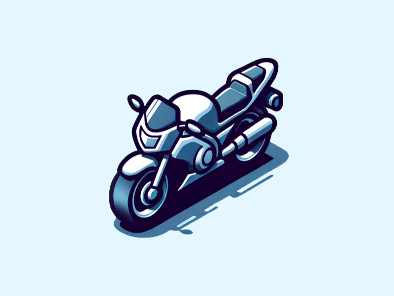 Motorcycle 2d after effect ai animate animation app application branding design figma icons illustration lottiefiles midjourney mobile motion design motion graphics motorcycle ui ux