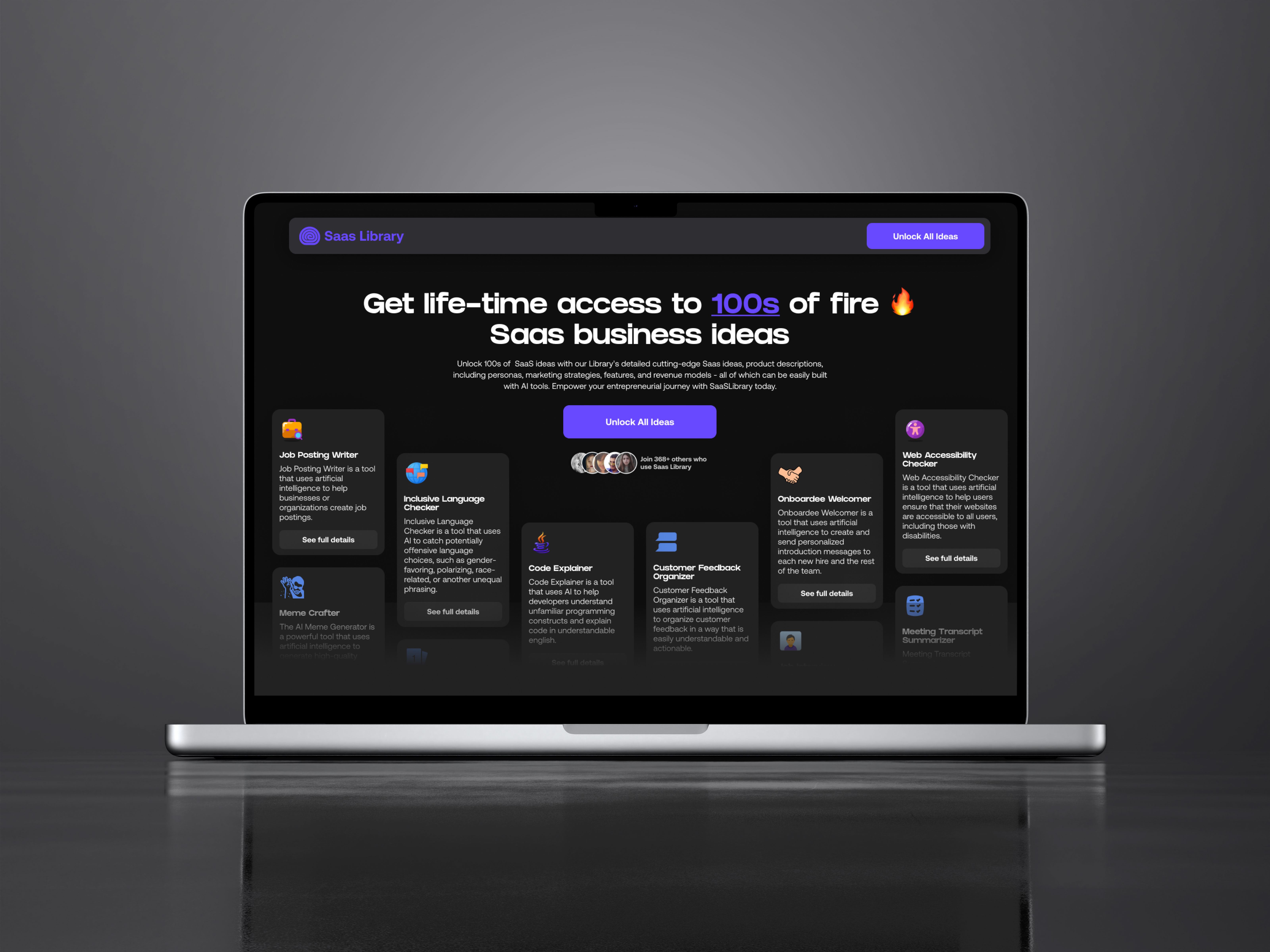 Saas Library - Landing page redesign landing page product design product designer saas startup ui ui design ui ux ui ux design ui ux designer uiux uiux design ux ux design web design