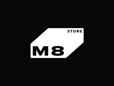 M8 store adobe illustrator ai logo branding design graphic design illustration illustrator logo logo design logotype ui ux vector