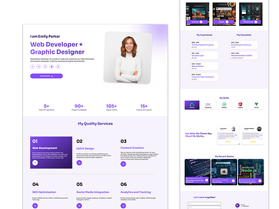 Personal Portfolio Template | HTML, CSS, JavaScript beautiful portfolio cutting edge design html html template personal portfolio portfolio portfolio website