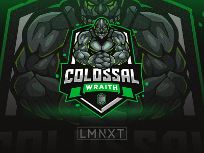 Colossal Wraith Logo art branding business card character creative design esport gaming golem graphic design illustration logo logo branding logo design mascot monster sport streamer vector visual