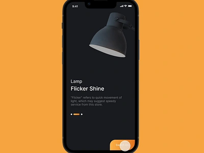 Daily UI Challenge #Day 15 On/Off Switch animate appdesign application color dailyui darkdesign day15 design dribbble figma ios iosdesign lightscontrol motion on off onoffswitch switch ui