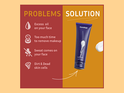 Facebook Ads for Cleanser Beauty Brand | Curology beauty ads cleanser ads ecommerce ads facebook ads instagram ads problem solving creatives unique creatives