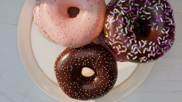 Donuts-animated 3d animation blender donuts