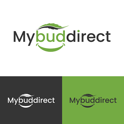 MyBuddirect Logo branding cannabis graphic design logo tech