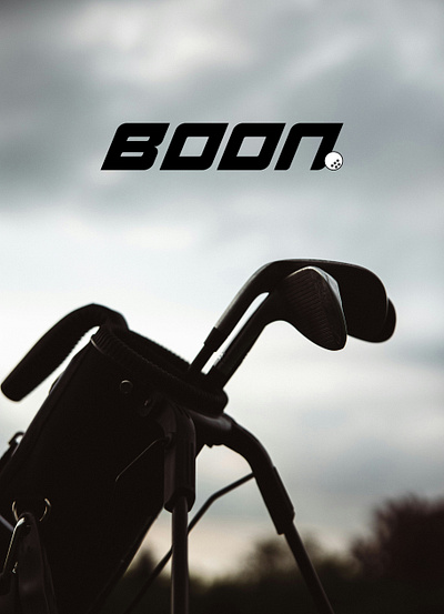 Boon Logo. branding golf graphic design logo