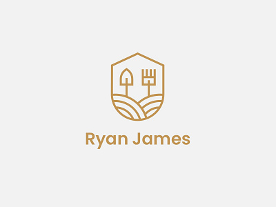 Ryan James branding graphic design logo