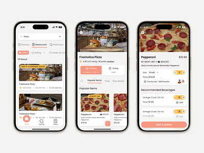 Food Delivery App app appdesign design ui ux