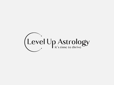 Level Up Astrologi branding graphic design logo