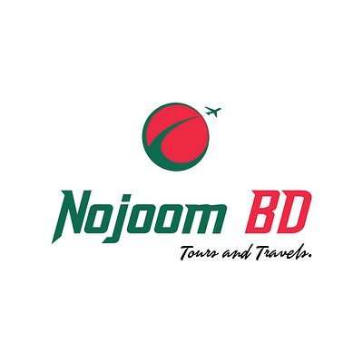 Nojoom BD tours and Travels Logo branding graphic design logo