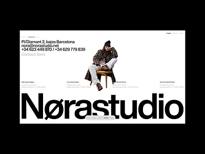 Nora studio - Architectural bureau animation architectural bureau digital design graphic design ui ux web web design
