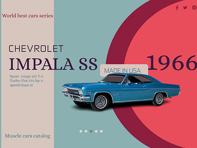 Chevrolet branding car design graphic design landing page ui uiux vintage cars