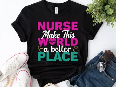 Nurse Day T-shirt Design bulk t shirt design clinic clothes clothing custom tshirt doctors eps graphic design illustration nurse nurse day nurses nursing t shirt t shirt design tee typography