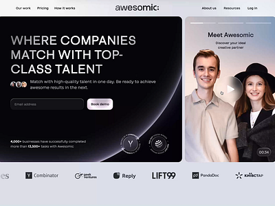 Hamza 🇹🇳 - Top Rated Talent 🥇 /Awesomic awesomic b2b b2c branding c2c dashboard design graphic design illustration inspiration landing page logo product saas ui ui design ux webdeisgn website