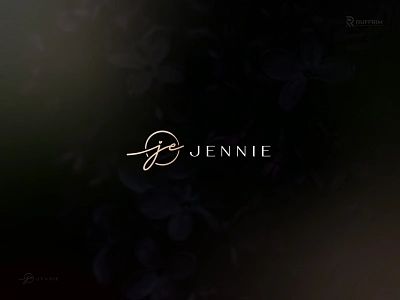 Jennie Signature Logo brand logo branding design graphic design handwriting handwriting logo je icon je logo jennie jennie logo logo personal brand personal logo script logo sign sign logo signature signature logo text logo watermark