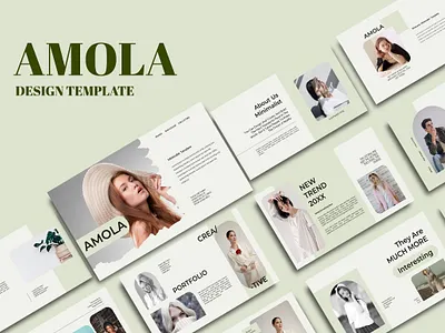 Amola Persentation Template brand designer brand guide template branding branding guidelines branding presentation business canva elegant fashion minimalist populer powerpoint strategy style guide template trending